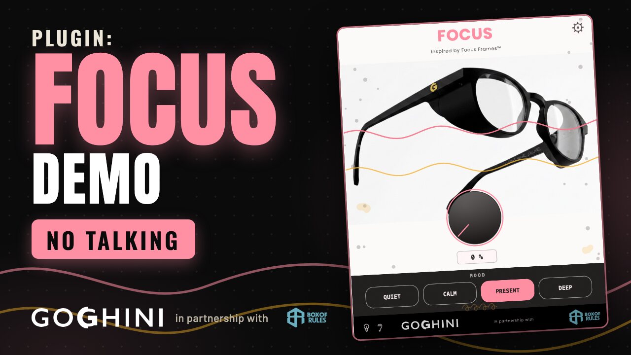 Focus plugin demo, no talking